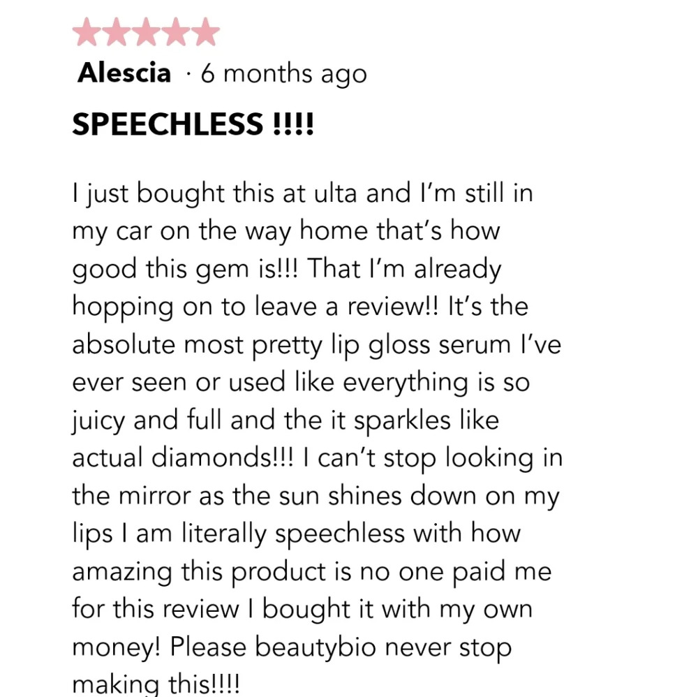 🆕️The Pout Volumizing Lip Serum Shimmering Champagne 🌹 ✨️ 😍